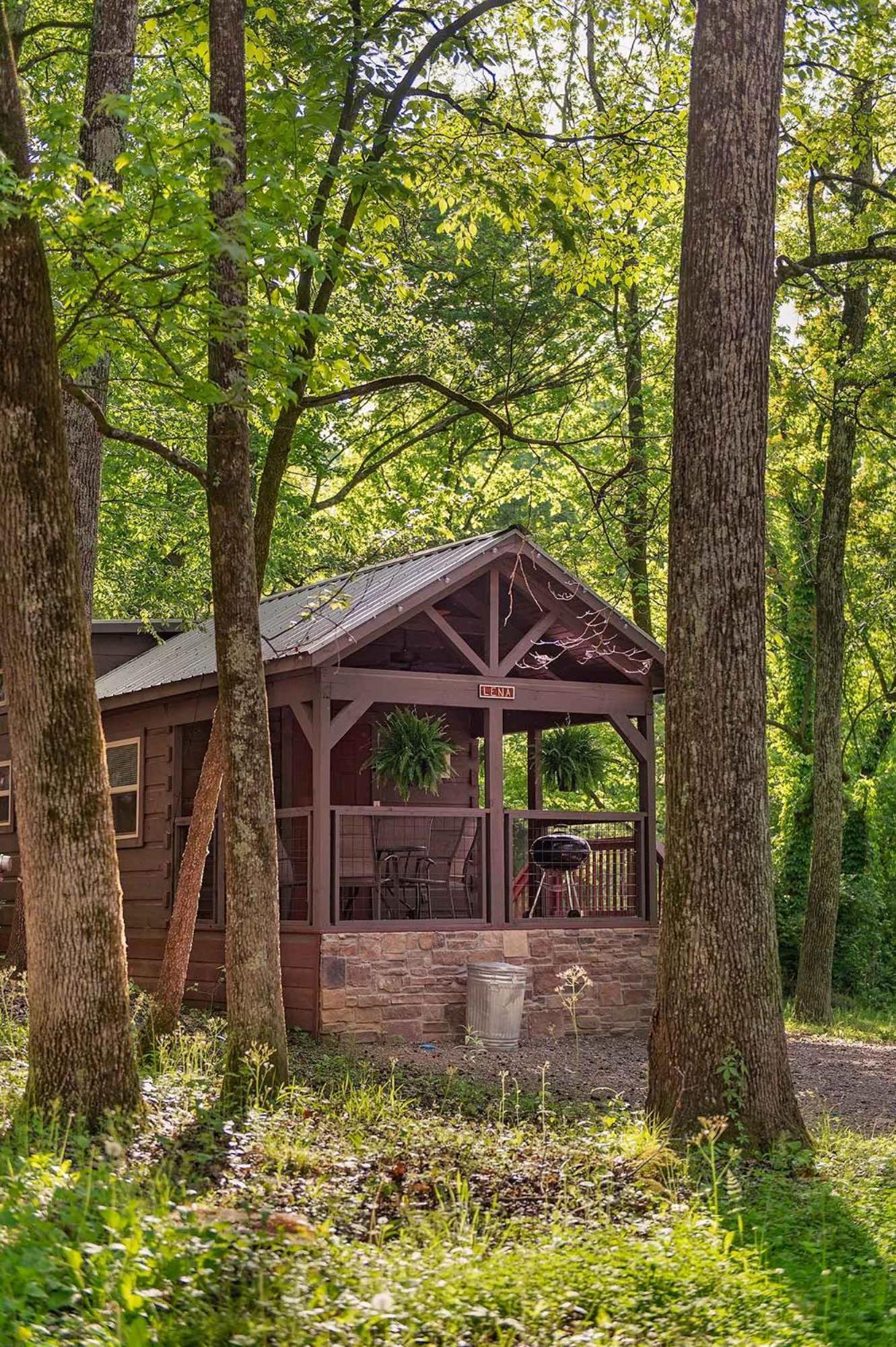 Lena Cabin Wooded Tiny Cabin - Hot Tub Chattanooga Zewnętrze zdjęcie
