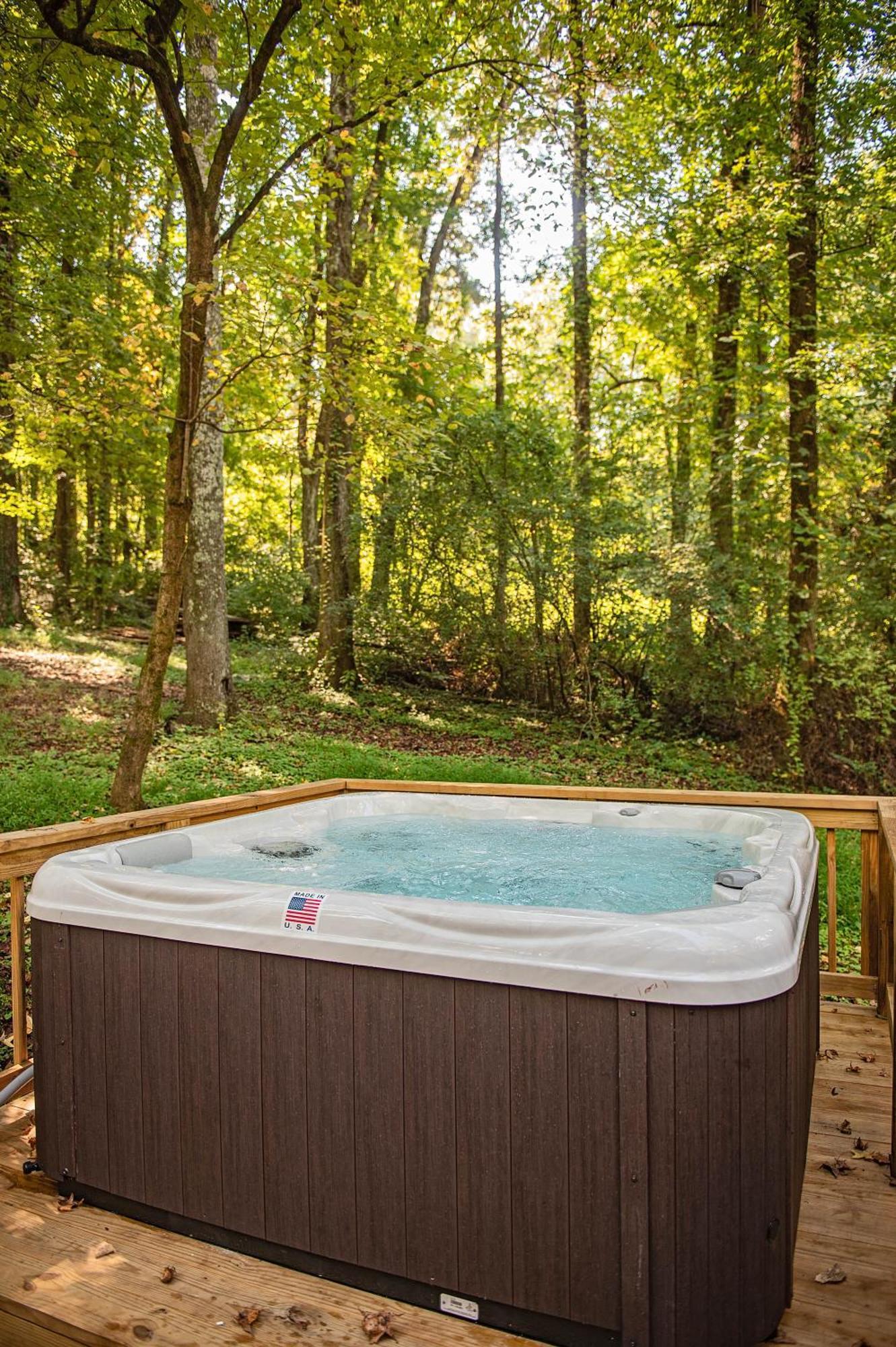Lena Cabin Wooded Tiny Cabin - Hot Tub Chattanooga Zewnętrze zdjęcie
